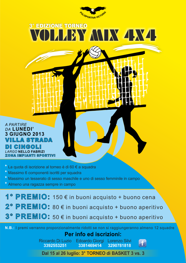3° Torneo Volley Mix 4x4 WEB