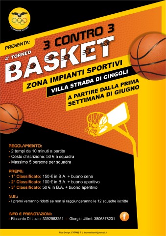 4° Torneo Basket 3 Contro 3~1